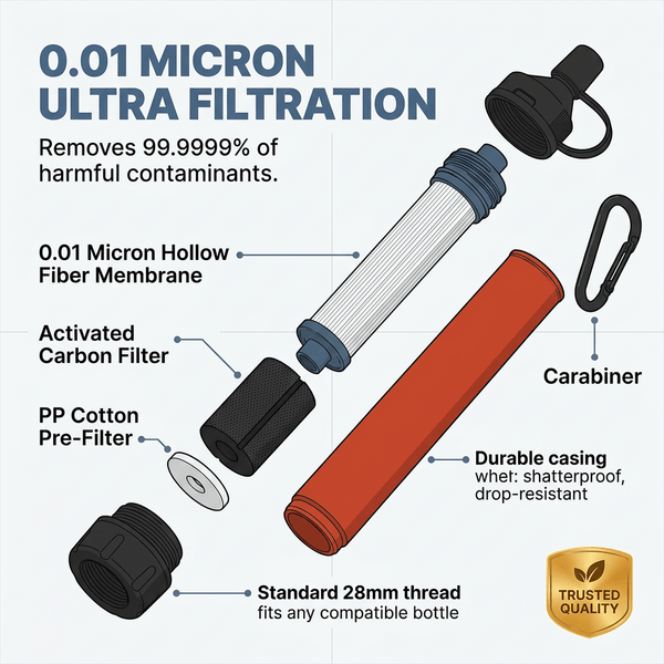 Why0.01 Micron Filtration Matters for Your Safety