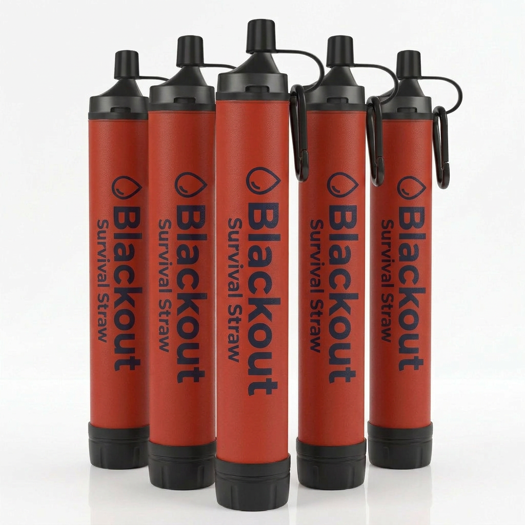 Blackout Water Survival Straw — Advanced Water Filter